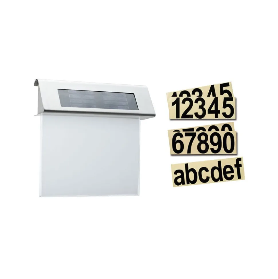 Paulmann Solar husnummerlampe med LED, IP44