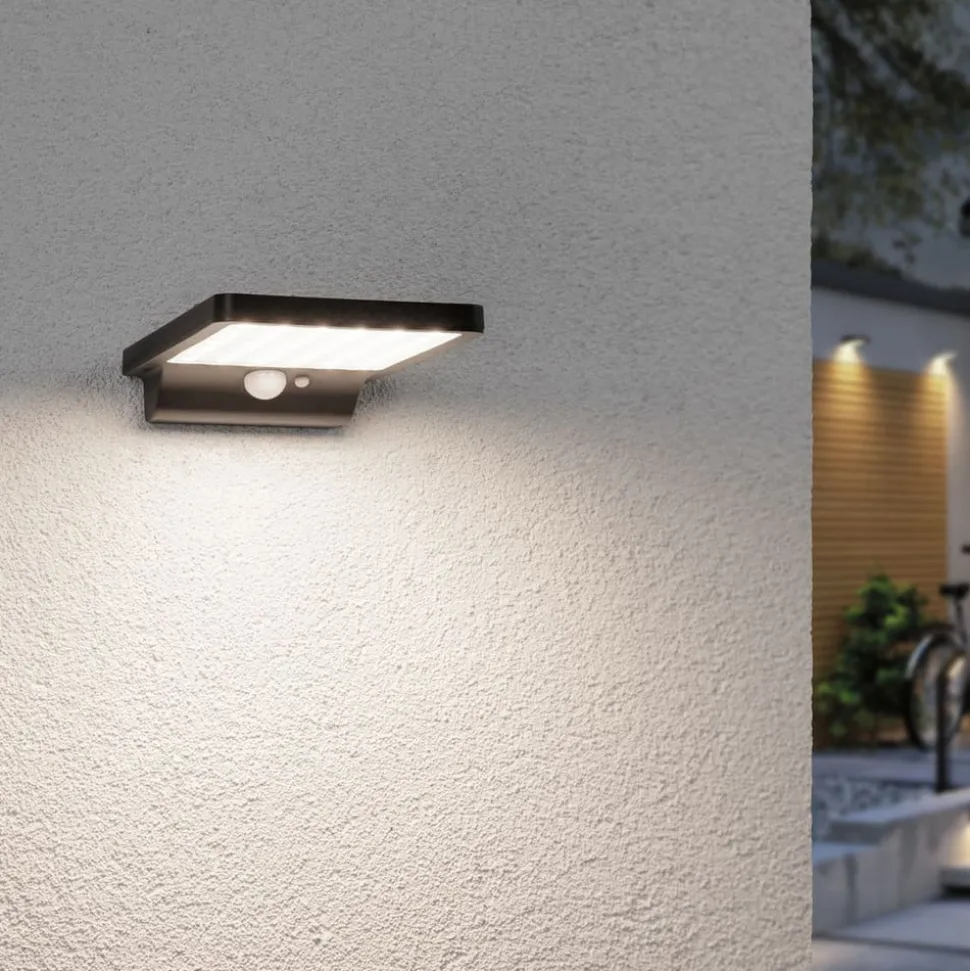 Paulmann Solveig LED-solcellevæglampe med sensor