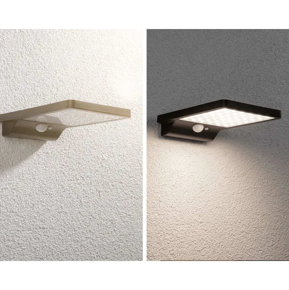 Paulmann Solveig LED-solcellevæglampe med sensor