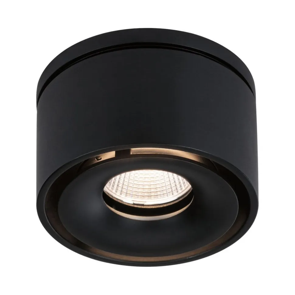 Paulmann Spircle LED indbygningslampe, mat sort