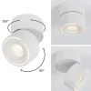 Paulmann Spircle LED-downlight, mat hvidt