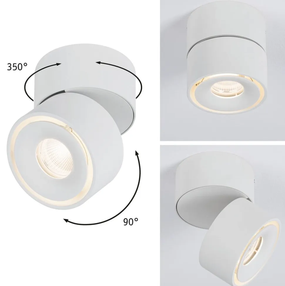 Paulmann Spircle LED-downlight, mat hvidt