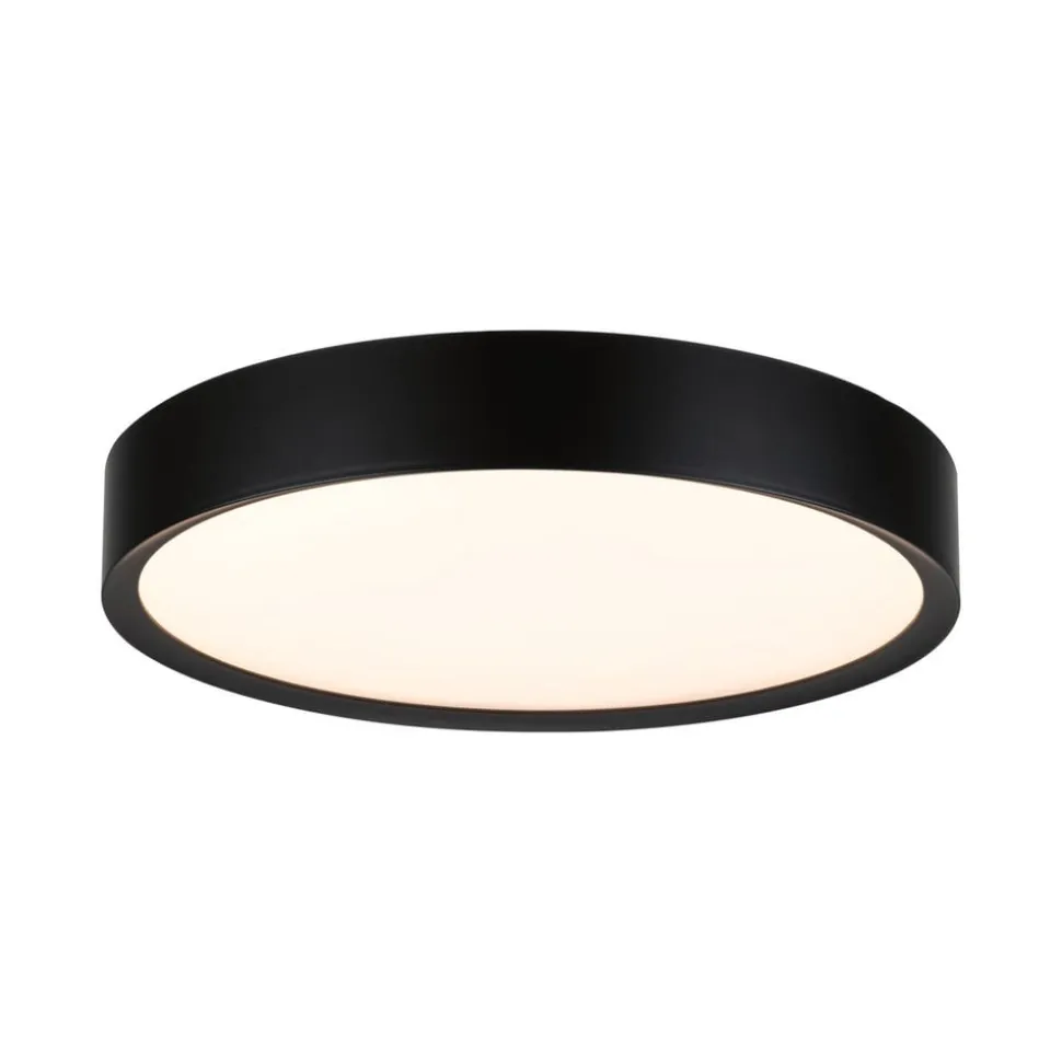 Paulmann Tega LED-loftlampe IP44 CCT sort