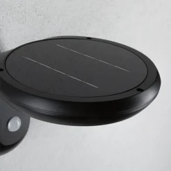 Paulmann udendørs LED-væglampe Diskola, sensor, antracit