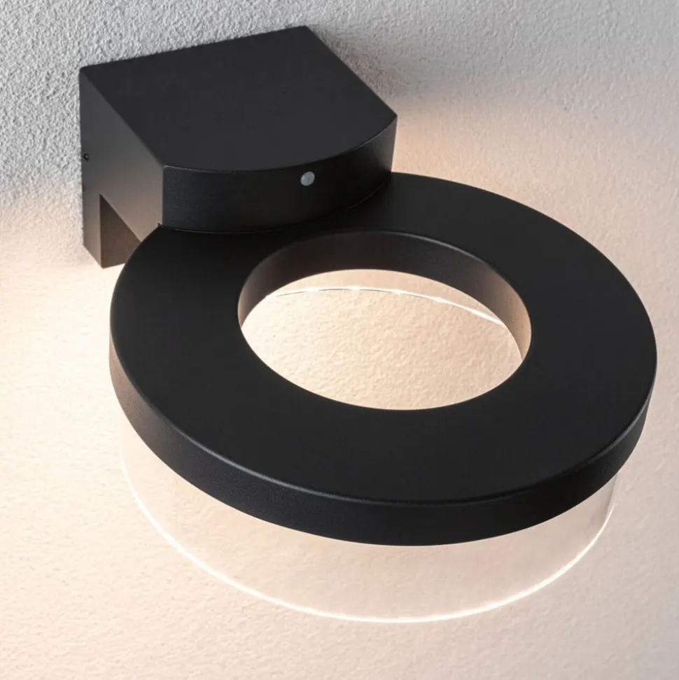 Paulmann udendørs LED-væglampe Capera, antracit, IP44