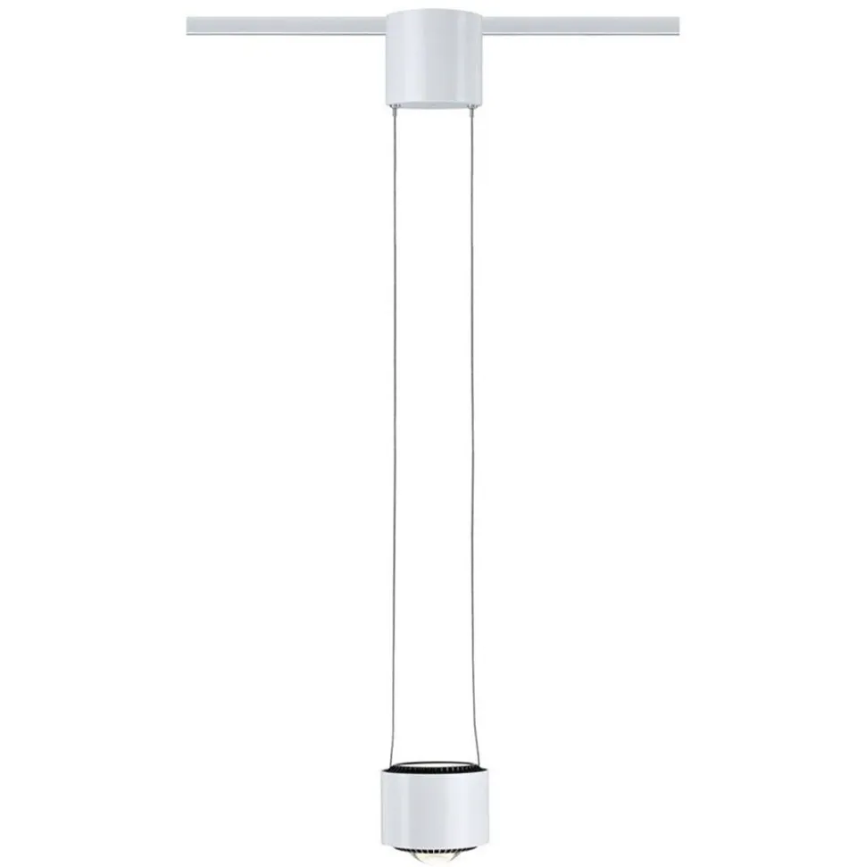 Paulmann URail Aldan LED-pendellampe, hvid