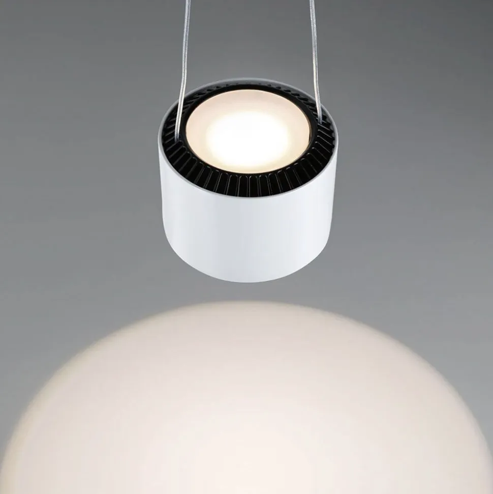 Paulmann URail Aldan LED-pendellampe, hvid