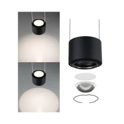 Paulmann URail Aldan LED-pendellampe, sort