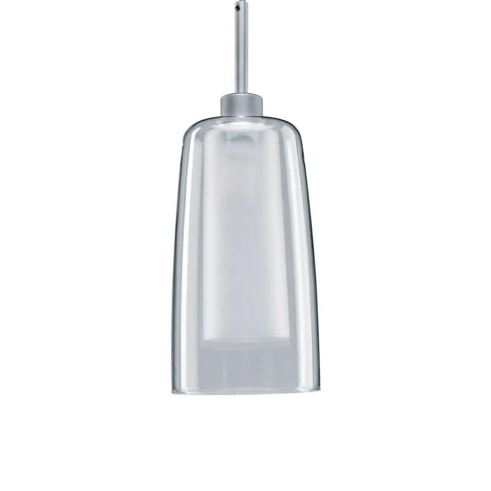 Paulmann URail Arido LED-pendellampe, mat krom