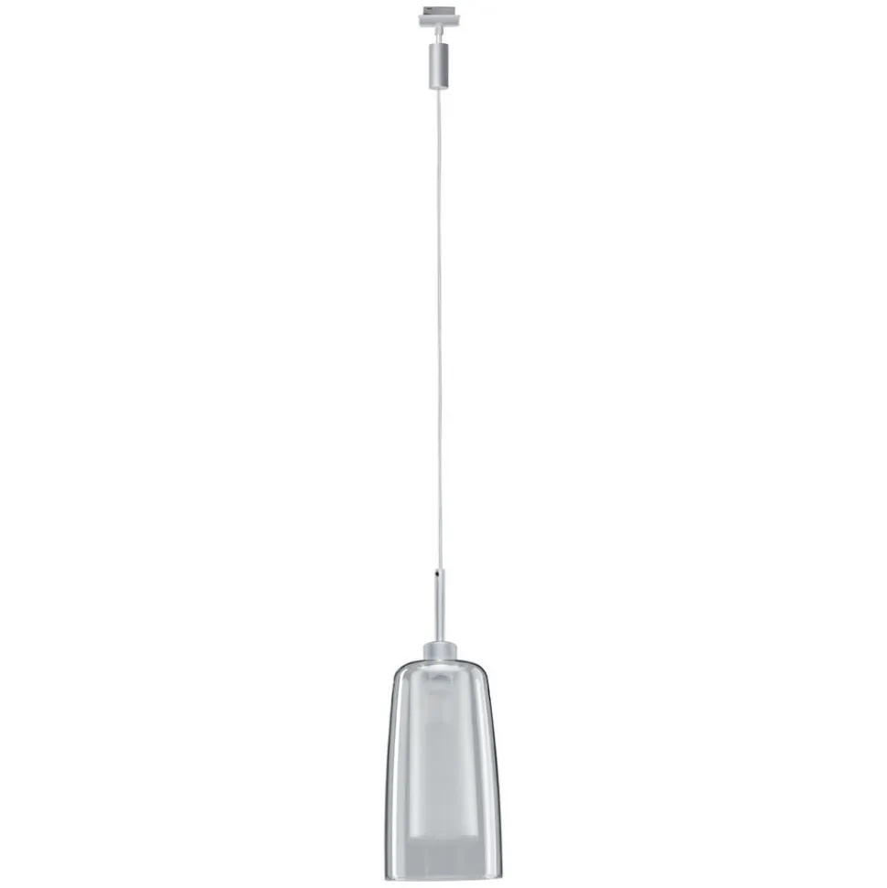Paulmann URail Arido LED-pendellampe, mat krom