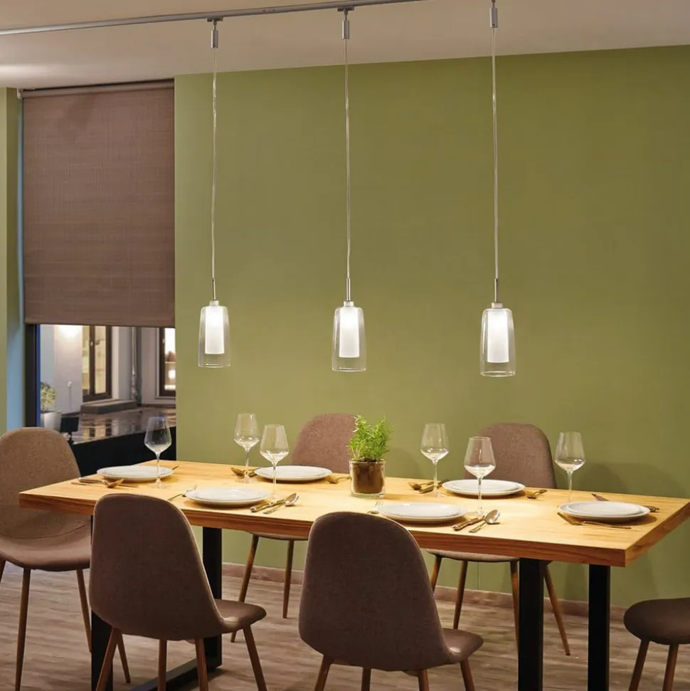 Paulmann URail Arido LED-pendellampe, mat krom