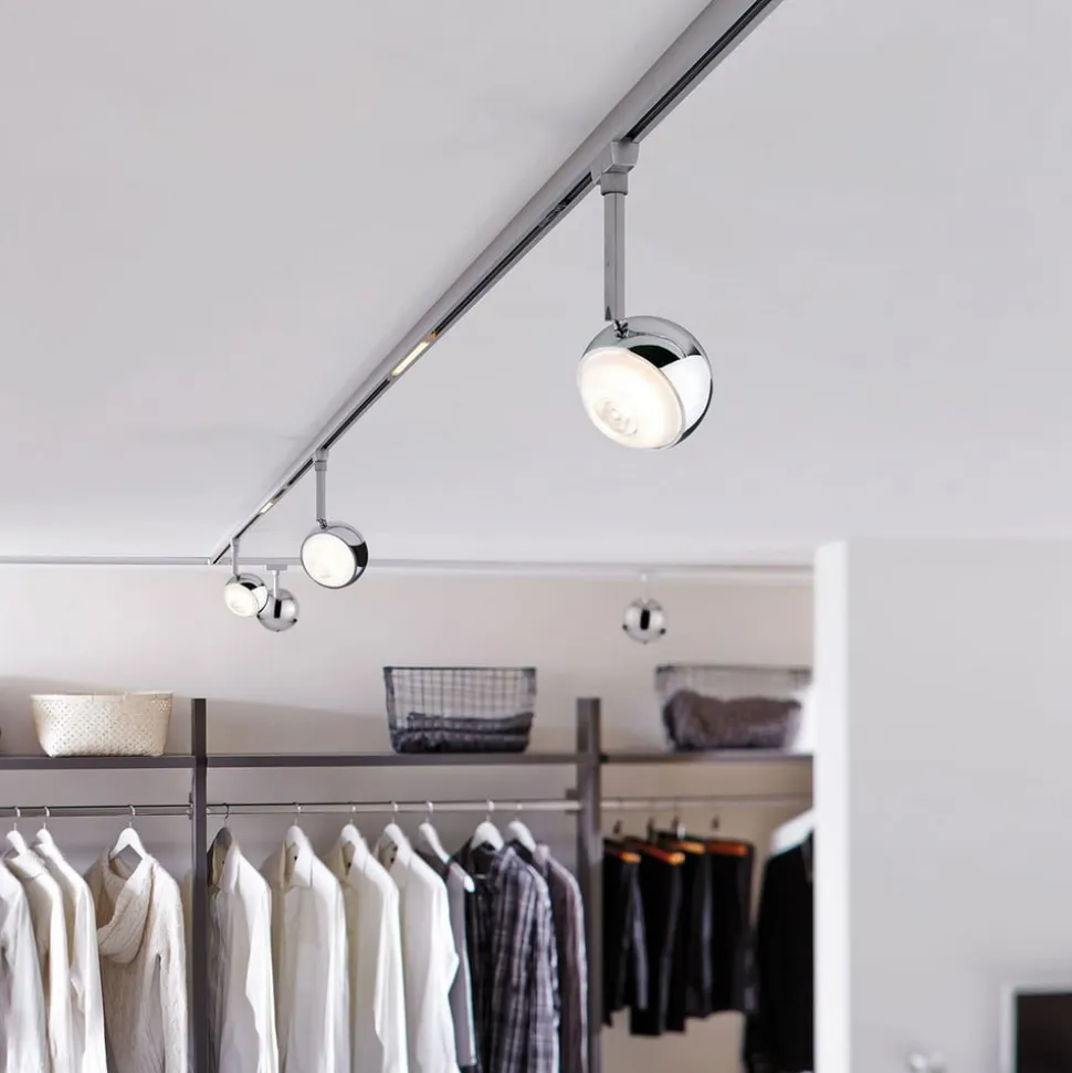 Paulmann URail Capsule II LED-spot, mat krom