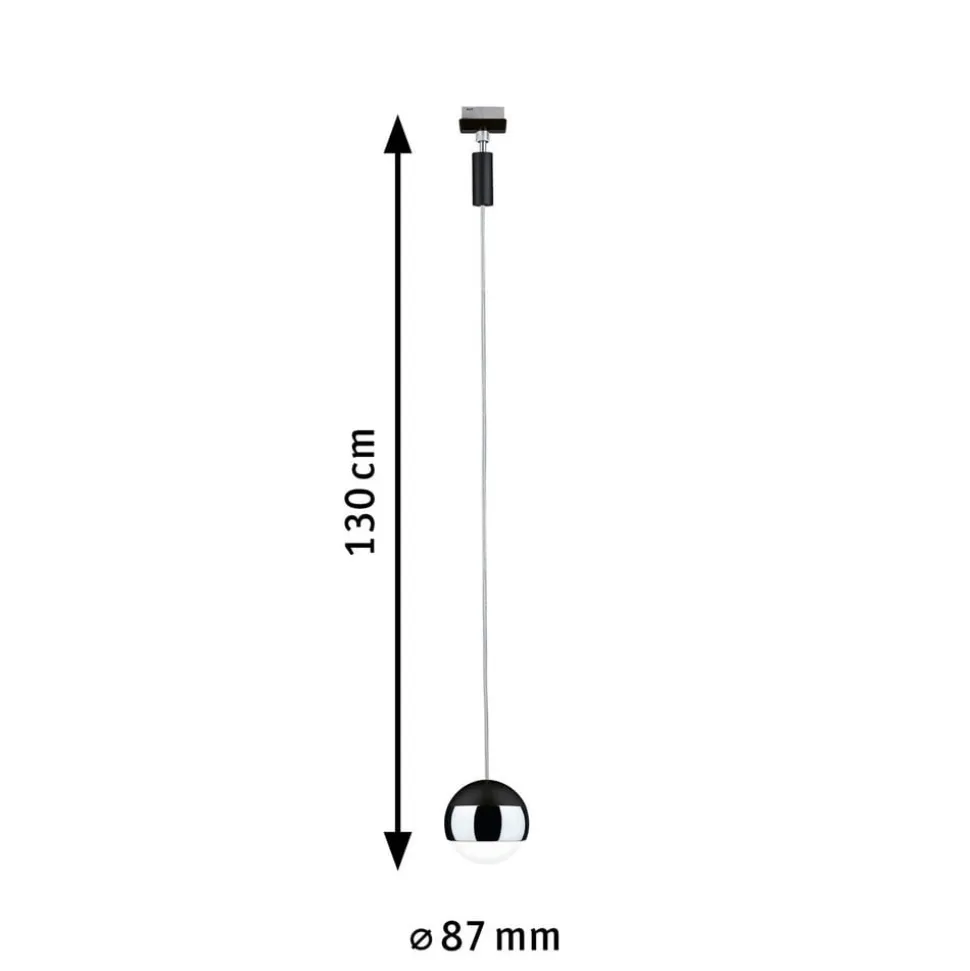 Paulmann URail Capsule II pendel 2.700K sort