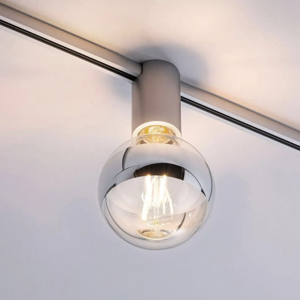 Paulmann URail Ceiling Socket E27, mat krom