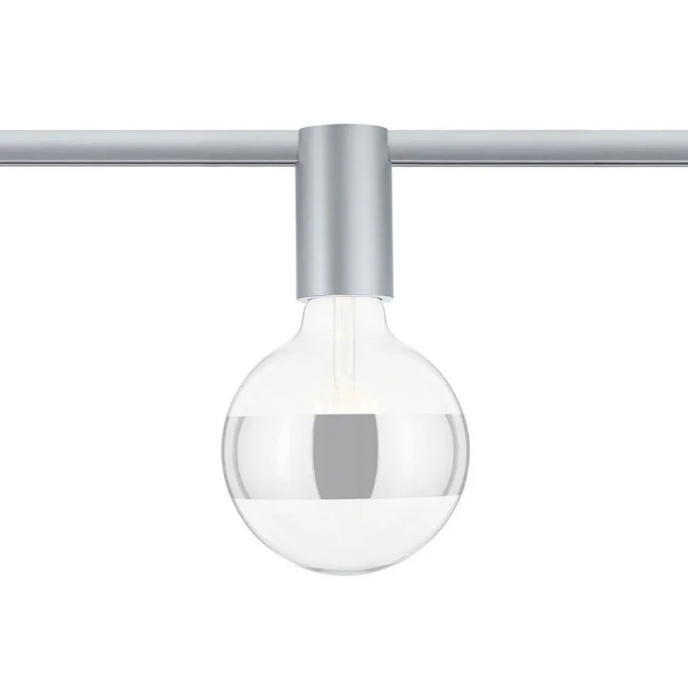 Paulmann URail Ceiling Socket E27, mat krom