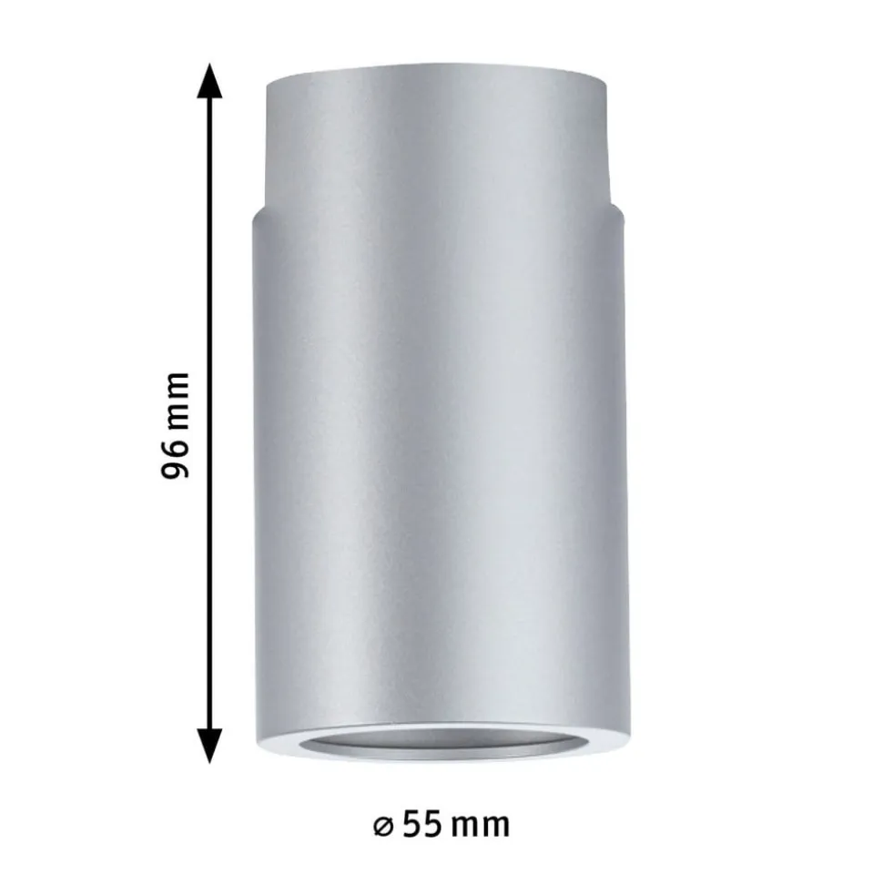 Paulmann URail Ceiling Socket E27, mat krom