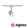 Paulmann URail Cone spot RGBW, mat krom, ZigBee