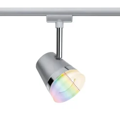 Paulmann URail Cone spot RGBW, mat krom, ZigBee