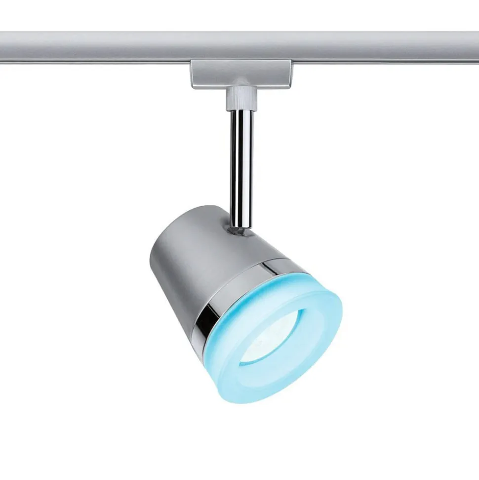 Paulmann URail Cone spot RGBW, mat krom, ZigBee