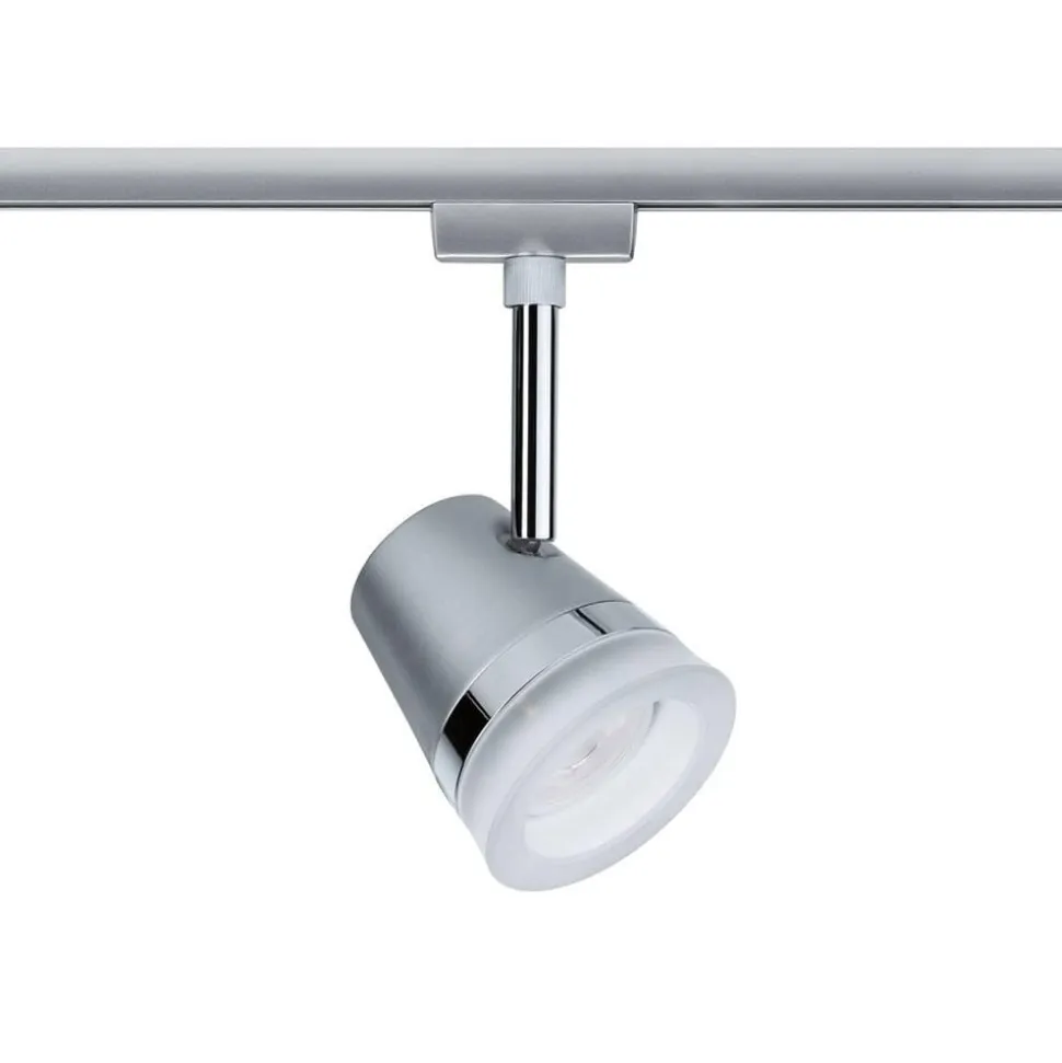 Paulmann URail Cone spot RGBW, mat krom, ZigBee