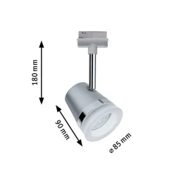 Paulmann URail Cone, ZigBee, CCT, mat krom