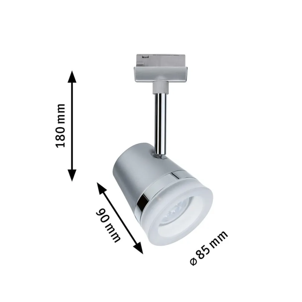 Paulmann URail Cone, ZigBee, CCT, mat krom