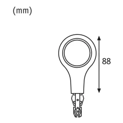 Paulmann URail endekappe til LED-lampe 2.700K hvid