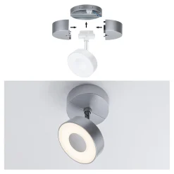Paulmann URail føder til enkeltspot, mat krom