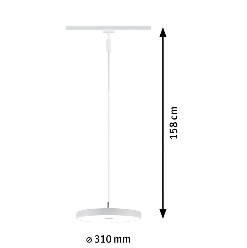 Paulmann URail Hildor LED-pendel hvid 4.000 K