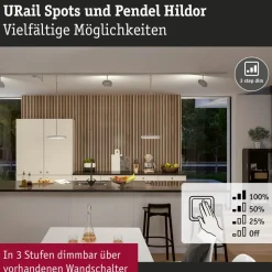 Paulmann URail Hildor LED-spot krom 4.000 K
