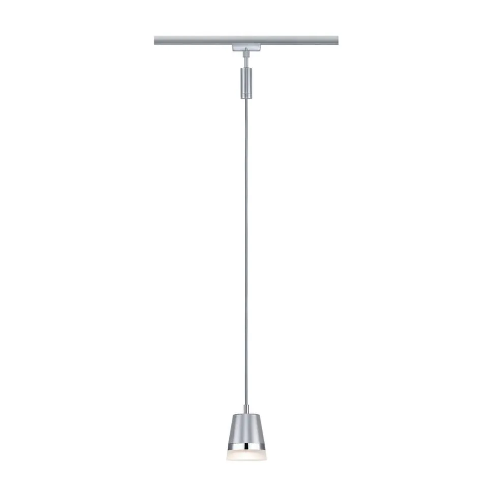 Paulmann URail hængelampe Cone, krom mat, GU10