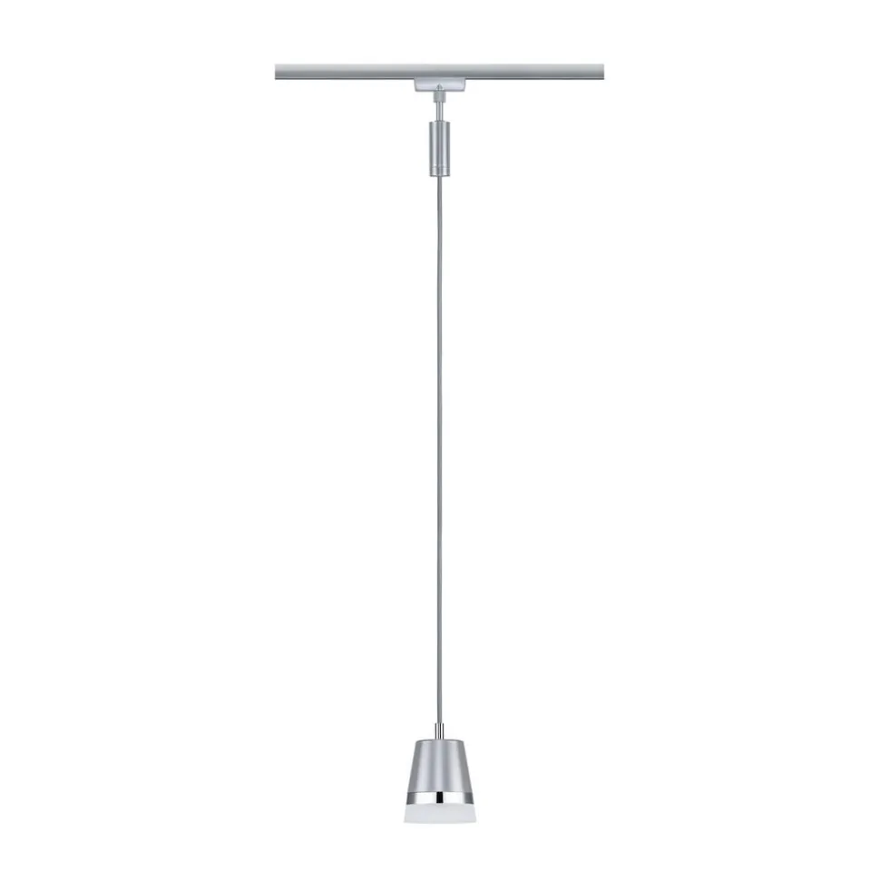 Paulmann URail hængelampe Cone, krom mat, GU10