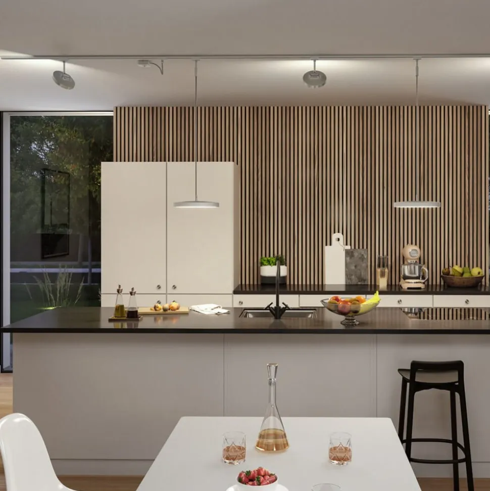 Paulmann URail kabelføring Zigbee 1 m, krom mat