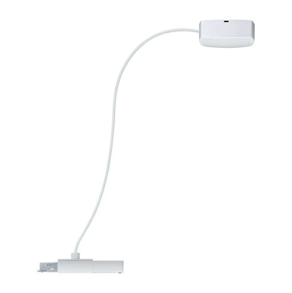 Paulmann URail kabelindføring, hvid mat, 2 m