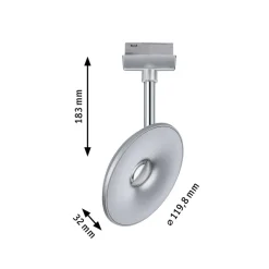 Paulmann URail LED-spot Eye krom mat