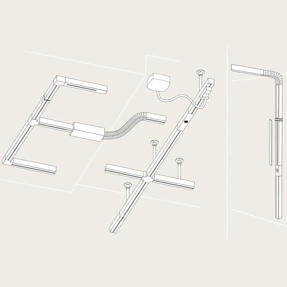 Paulmann URail L-konnektor, hvid