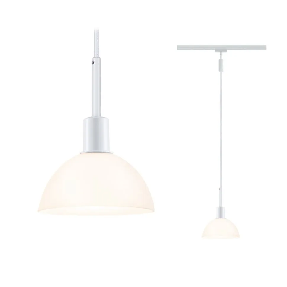 Paulmann URail pendel Sarrasani, hvid/opal