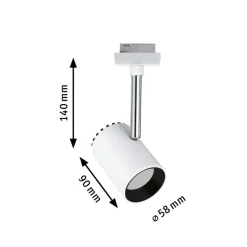 Paulmann URail Shine LED-spotlight i hvid