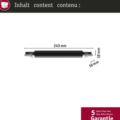 Paulmann URail skinneadapter Zigbee Dæmp/Switch sort