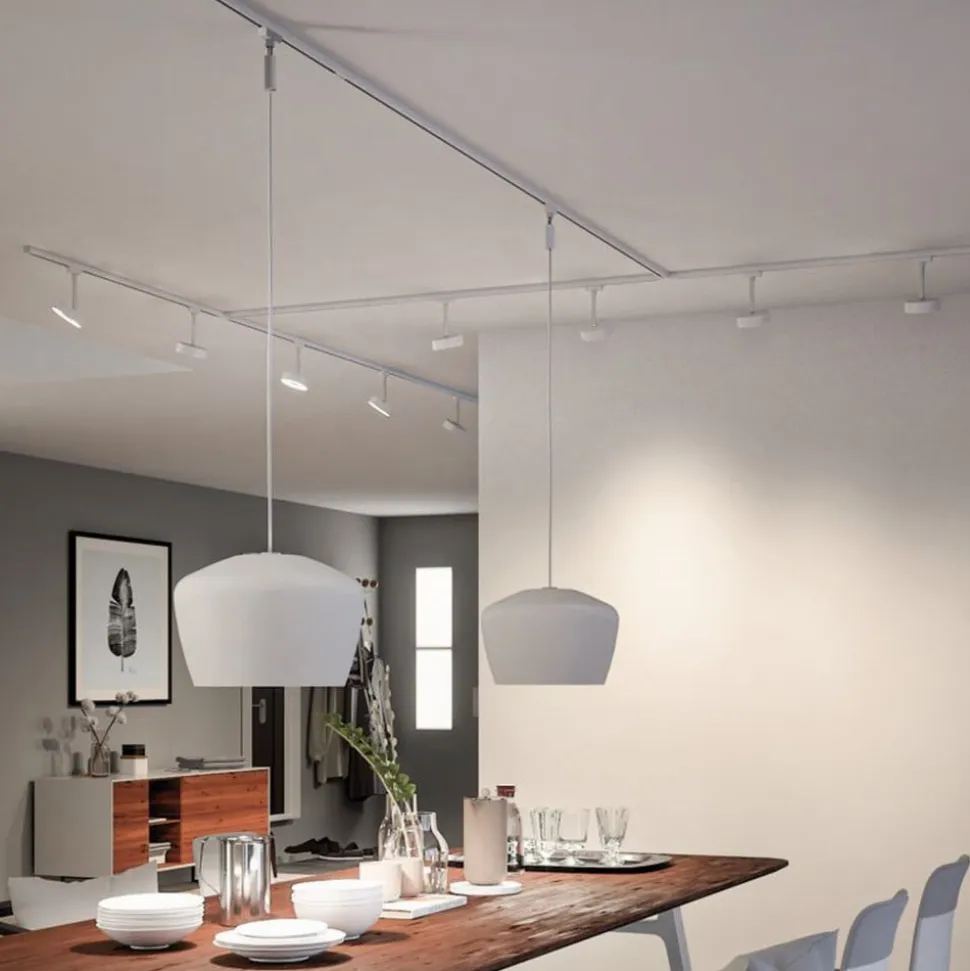 Paulmann URail strømafbryder, sølv, plast, metal