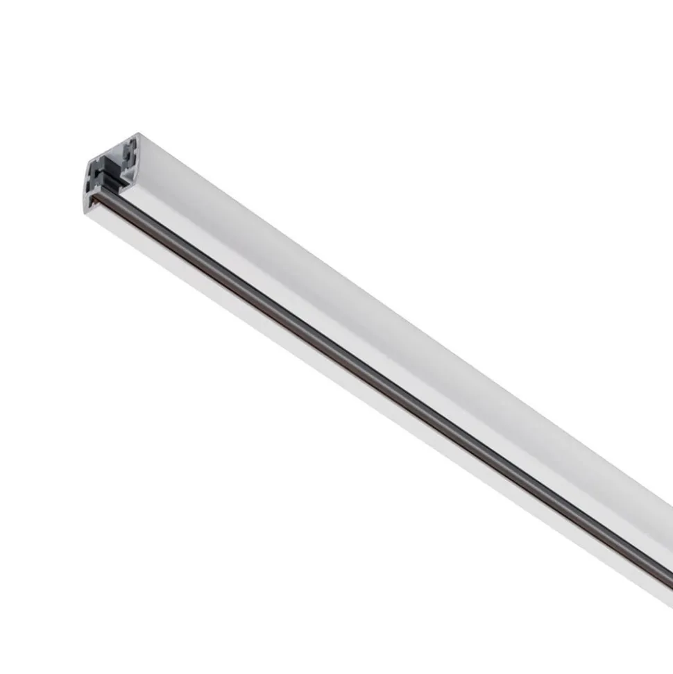 Paulmann URail-skinne, hvid, længde 10 cm, aluminium