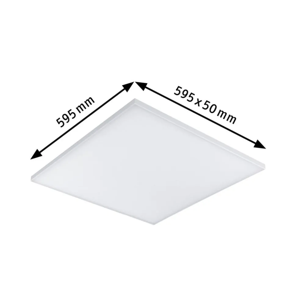 Paulmann Velora LED-panel, 3-step-dim, 59,5x59,5cm