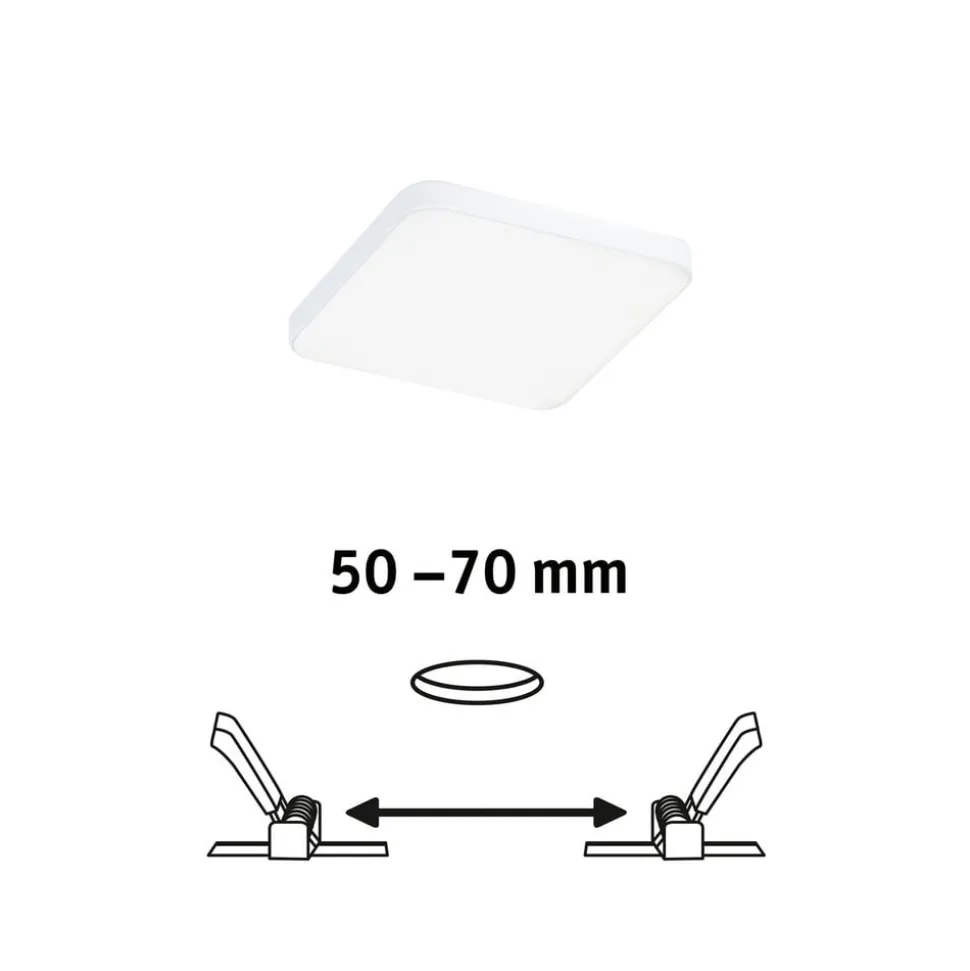 Paulmann Veluna Edge IP44 4000K dimm 9x9cm