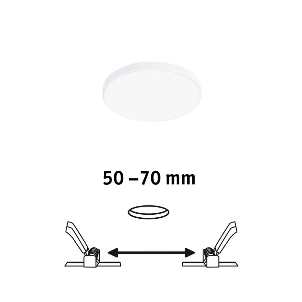 Paulmann Veluna Edge IP44 4.000K dimm Ø 9cm