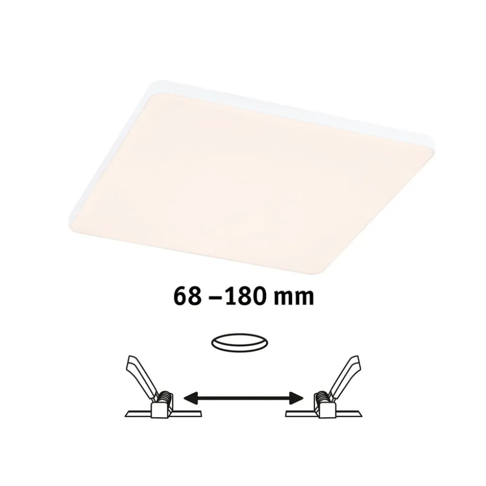 Paulmann Veluna Edge IP44 3000K dimm 20x20cm
