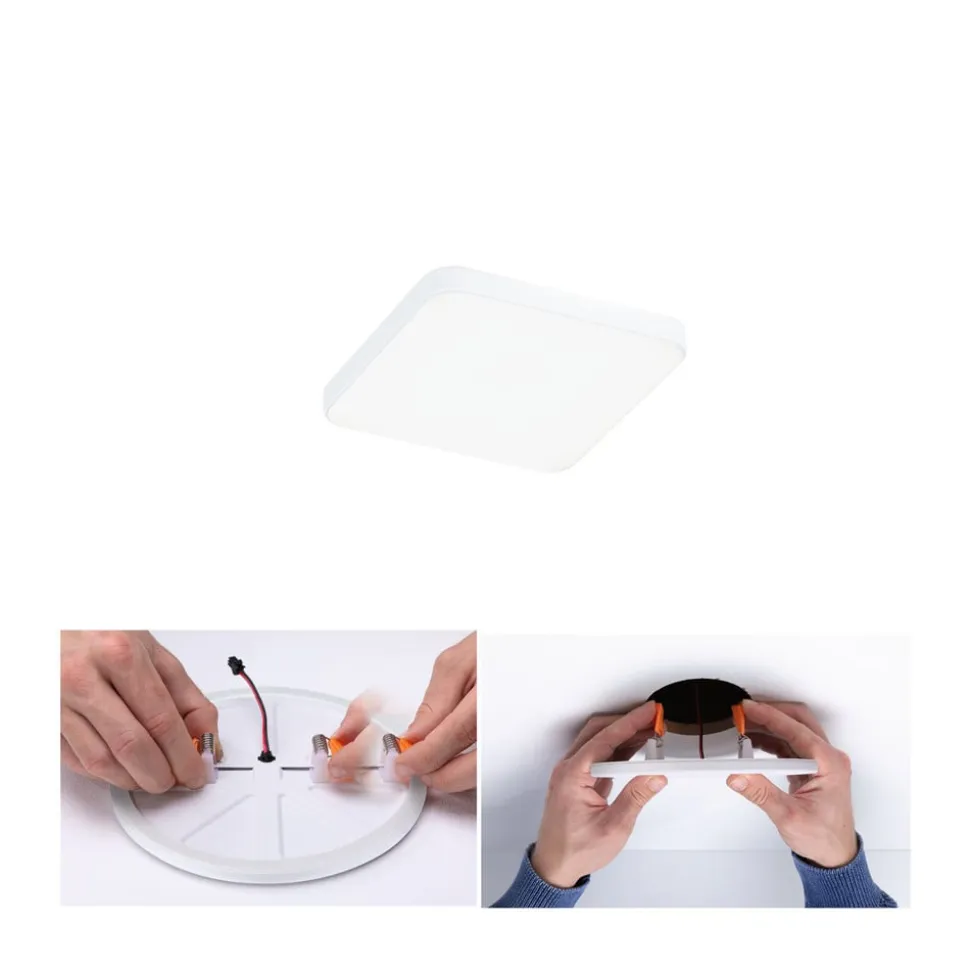 Paulmann Veluna Edge LED indbygget IP44 4000K 9x9cm