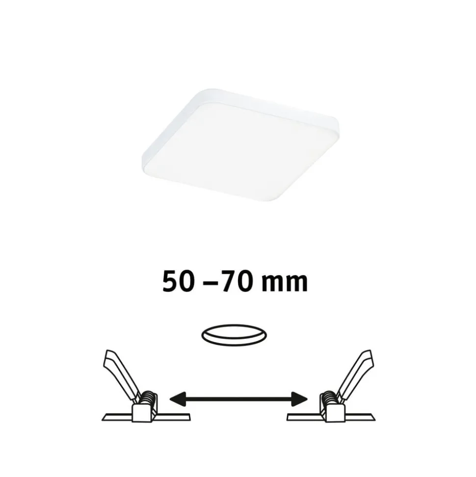 Paulmann Veluna Edge LED indbygget IP44 4000K 9x9cm