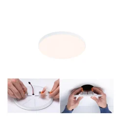 Paulmann Veluna Edge LED indbygget IP44 3.000K Ø 12cm