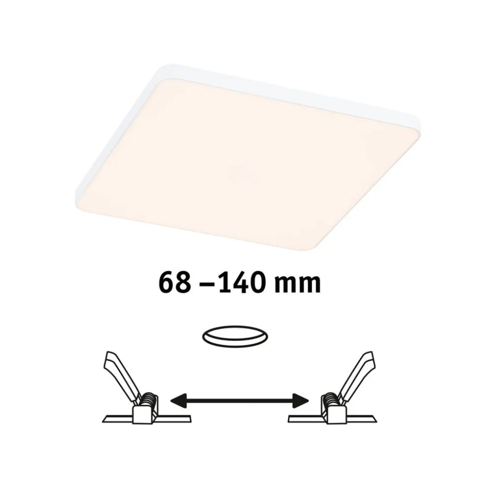 Paulmann Veluna Edge LED indbygget IP44 3000K 16x16cm