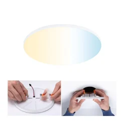 Paulmann Veluna Edge ZigBee CCT rund Ø 20cm